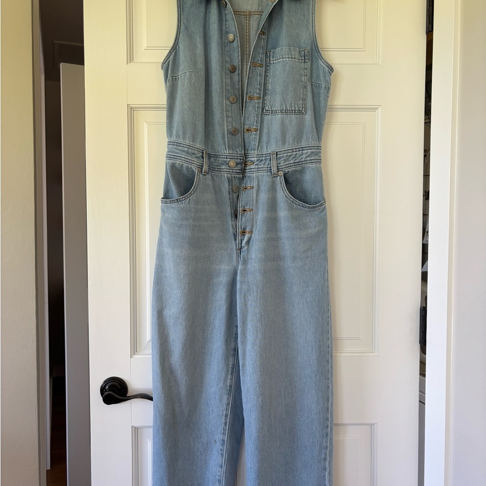 Levi’s Light Wash Denim Jumpsuit